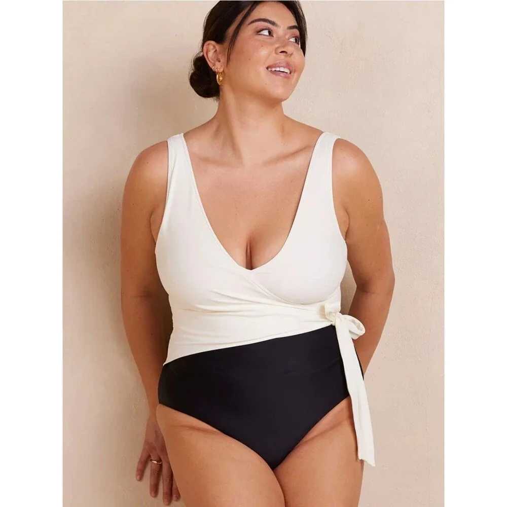 Summersalt The Perfect Wrap One Piece Swimsuit Size 20
